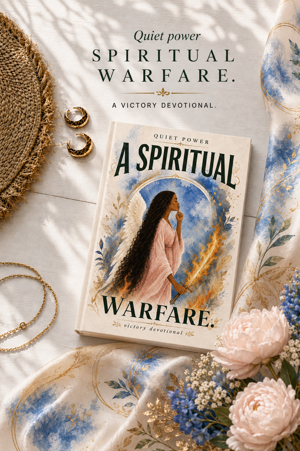 Quiet Power: A Spiritual Warfare Devotional for Women — Daily Scripture, Strategic Prayers & Victory Decrees to Overcome Fear, Guard Your Peace, and Stand Strong in God