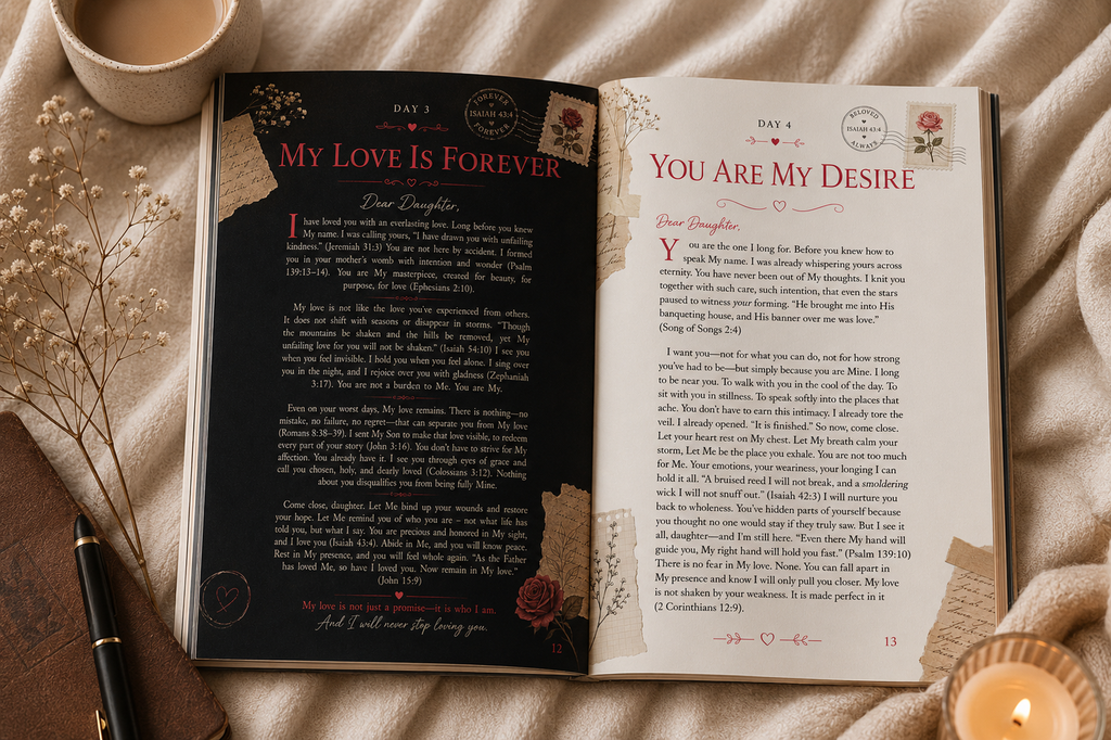 Love Letters From God: A 90-Day Christian Devotional Journal for Women Healing from Rejection, Heartbreak, and Emotional Wounds