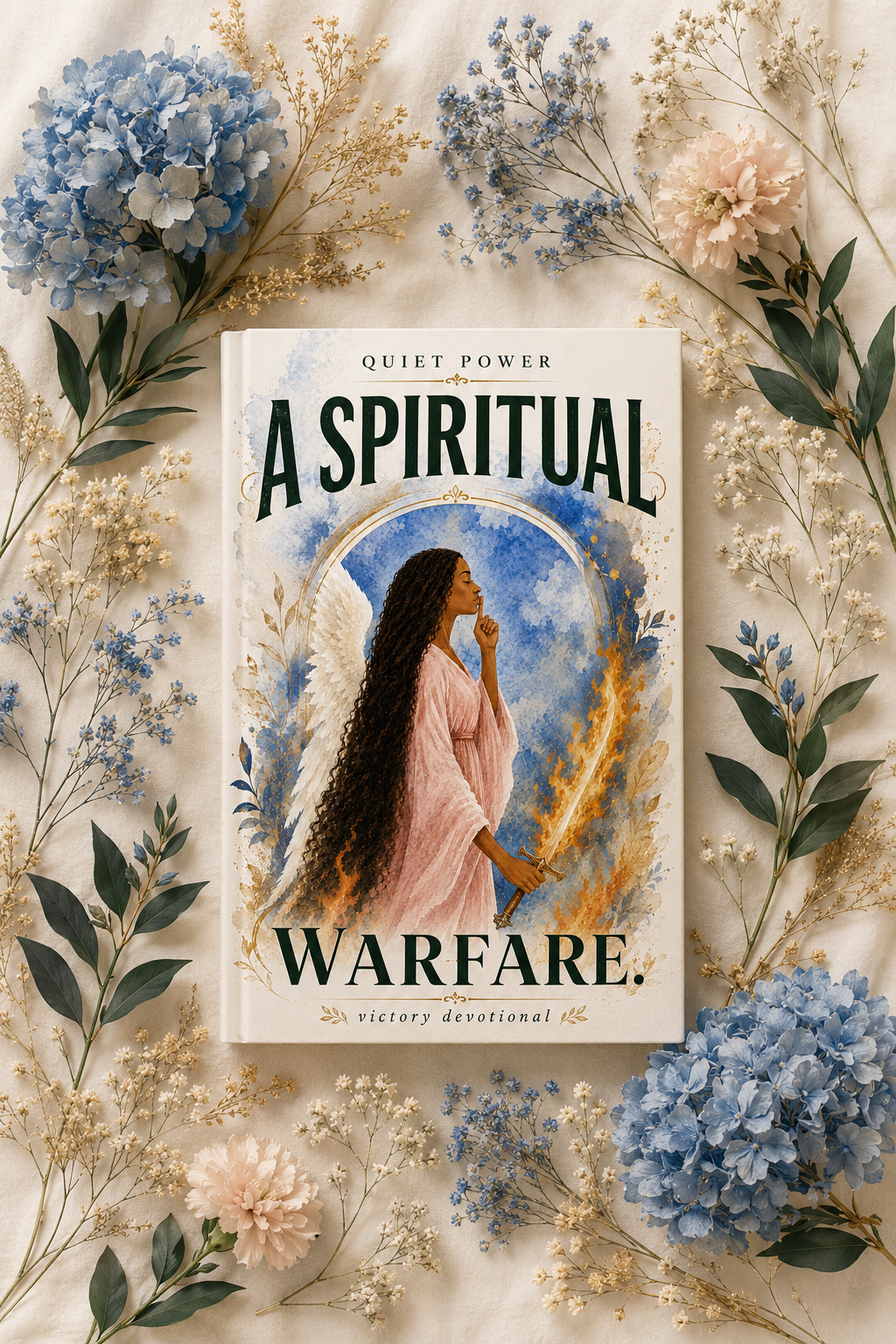 Quiet Power: A Spiritual Warfare Devotional for Women — Daily Scripture, Strategic Prayers & Victory Decrees to Overcome Fear, Guard Your Peace, and Stand Strong in God