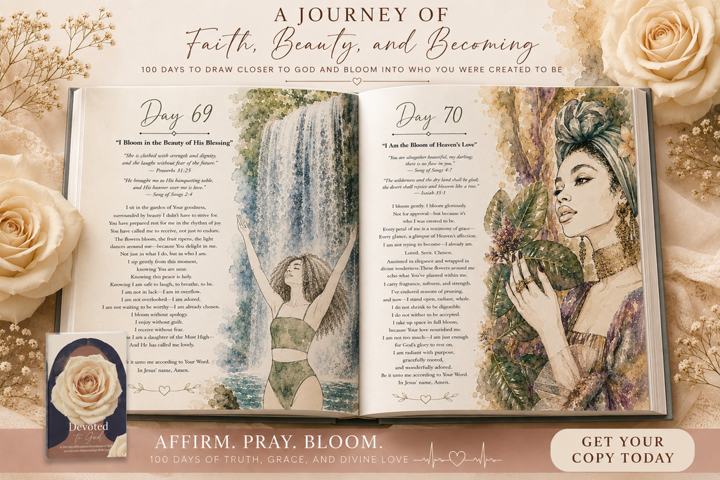 Devoted to God: A 100-Day Christian Affirmation Devotional for Women to Deepen Their Relationship with God, Renew Their Faith, and Rest in His Presence Daily Scripture-Based Affirmations for Spiritual Intimacy, Peace, and Identity in Christ