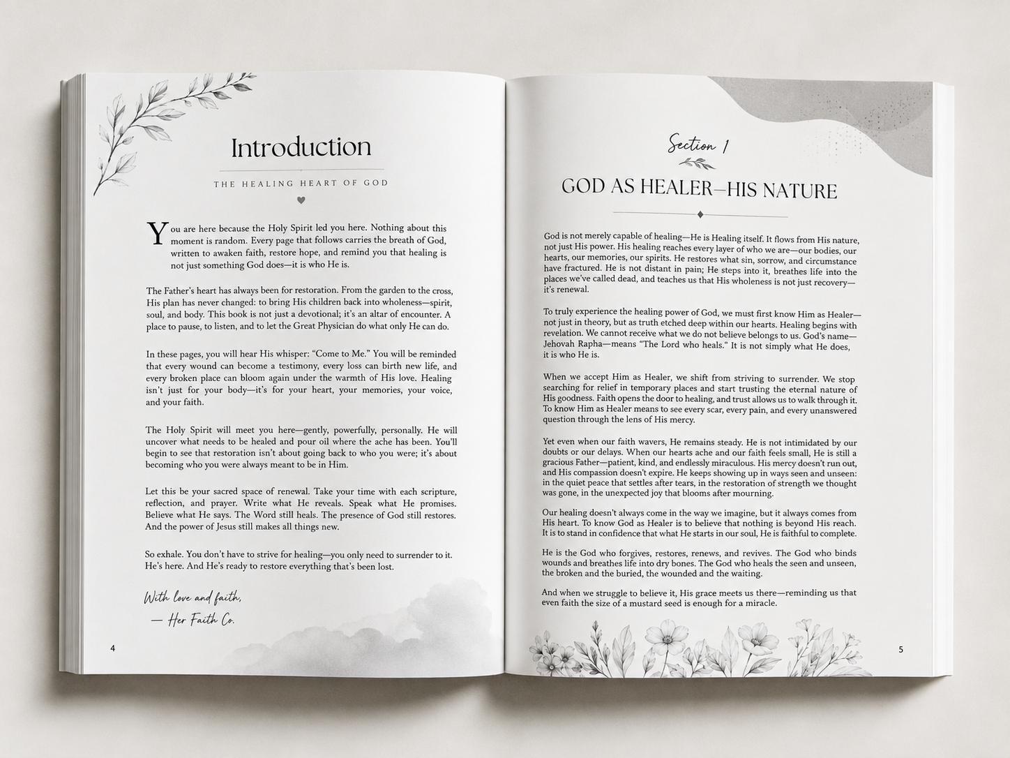 Healing in His Presence  A Christian Healing Scriptures Workbook & Bible Study Journal  A Guided Study of God’s Healing Power, Promises & Mercy to Build Faith Through Scripture, Prayer, Reflection & Writing