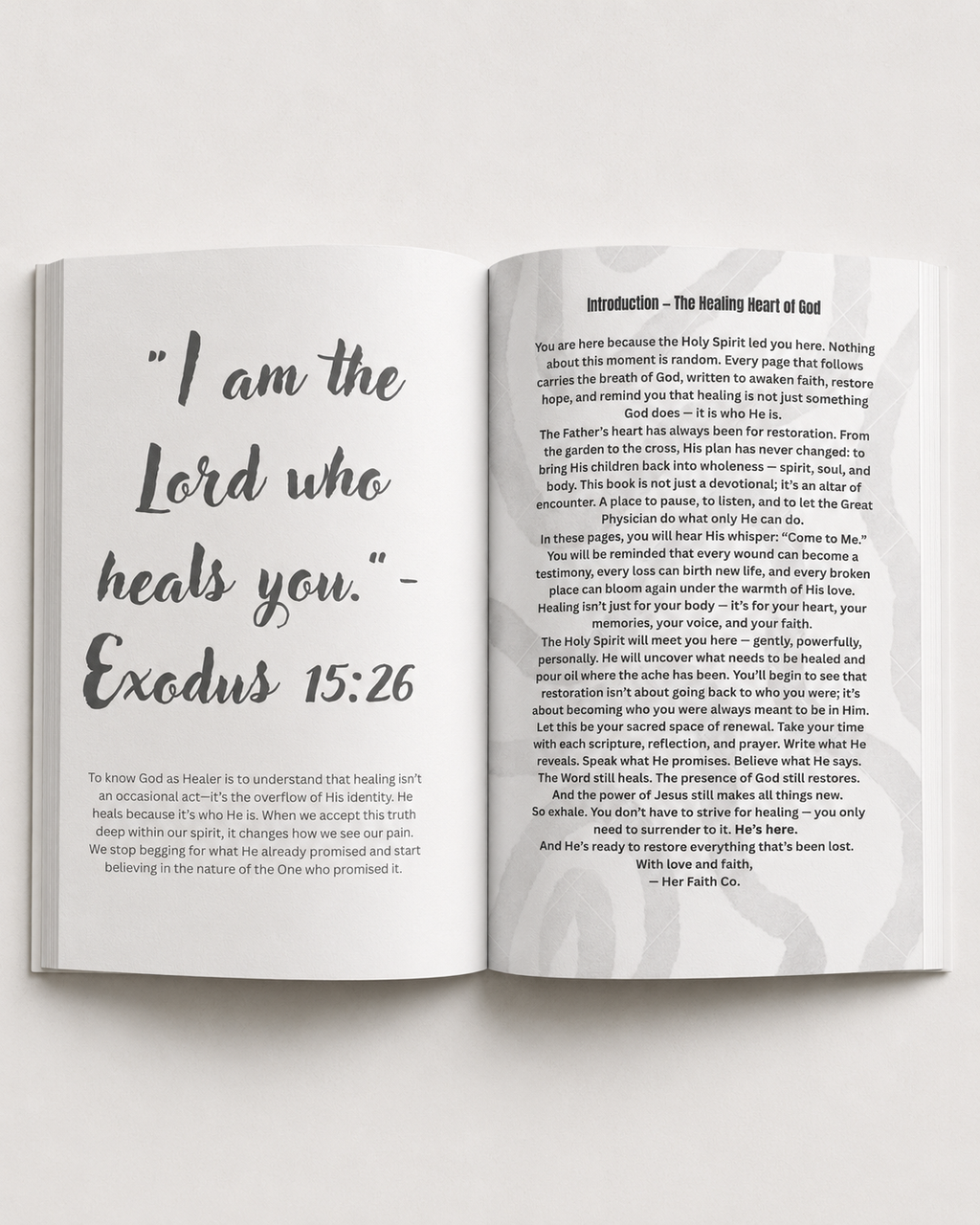 Healing in His Presence  A Christian Healing Scriptures Workbook & Bible Study Journal  A Guided Study of God’s Healing Power, Promises & Mercy to Build Faith Through Scripture, Prayer, Reflection & Writing