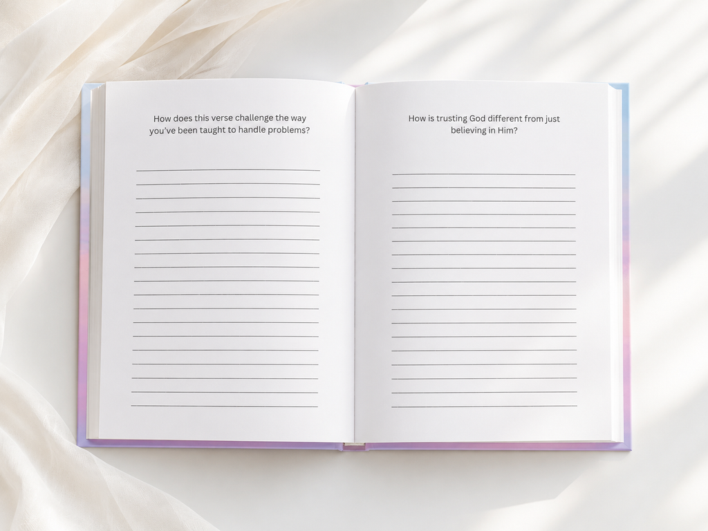 Trust in the Lord: A Christian Surrender Journal for Women  103 Guided Prompts to Let Go of Control, Stop Overthinking, Trust God’s Timing &amp; Find Peace in His Plan