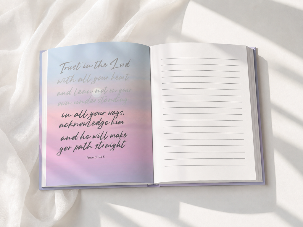 Trust in the Lord: A Christian Surrender Journal for Women  103 Guided Prompts to Let Go of Control, Stop Overthinking, Trust God’s Timing &amp; Find Peace in His Plan